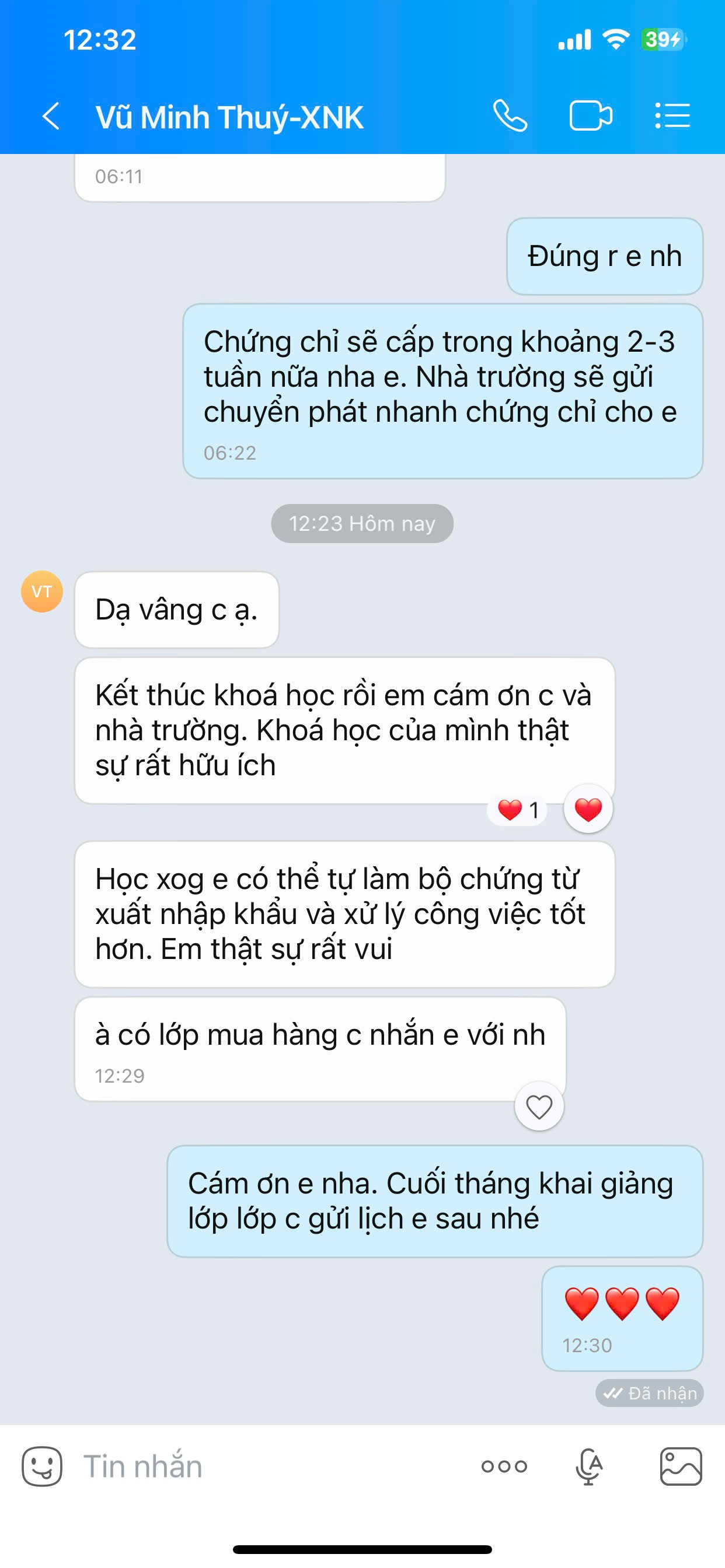 Feedback khách hàng