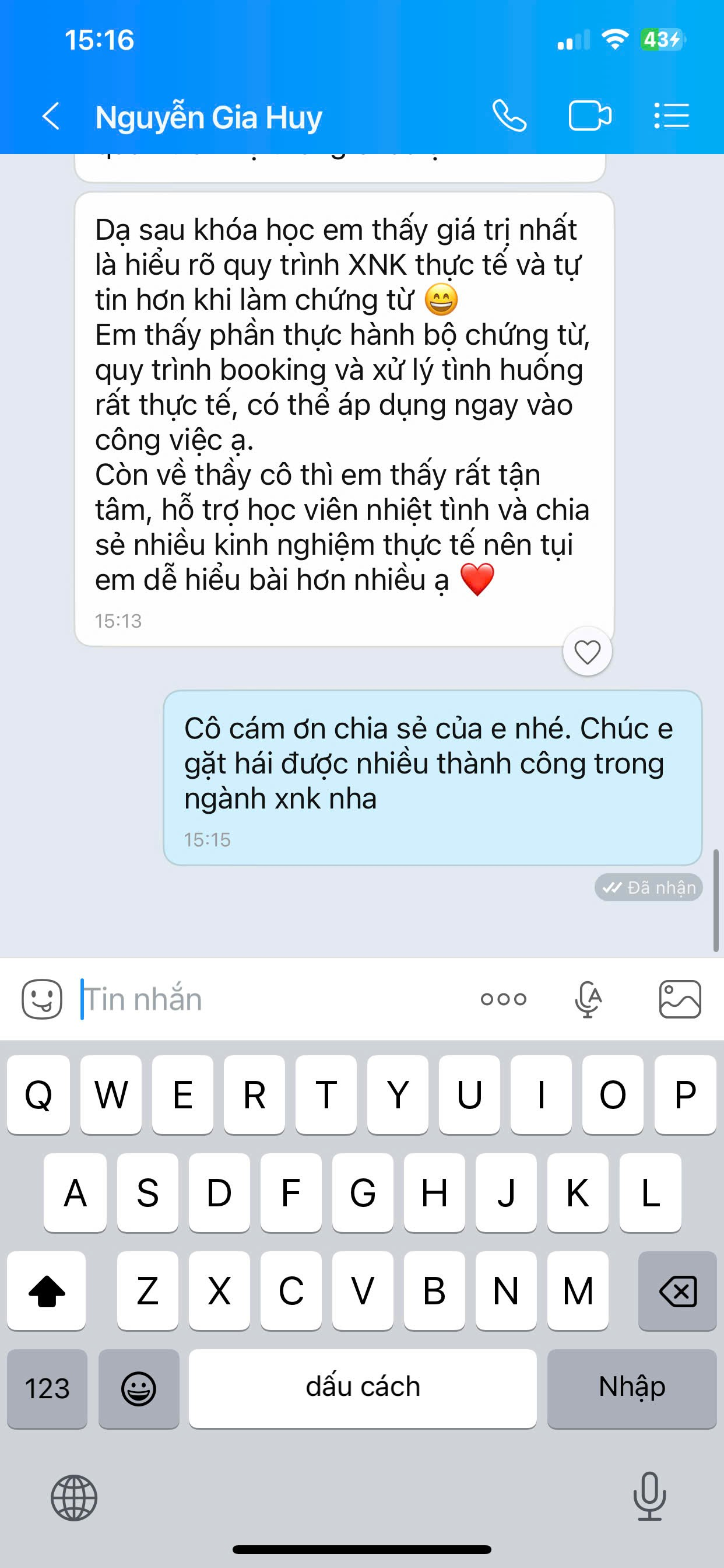 Feedback khách hàng