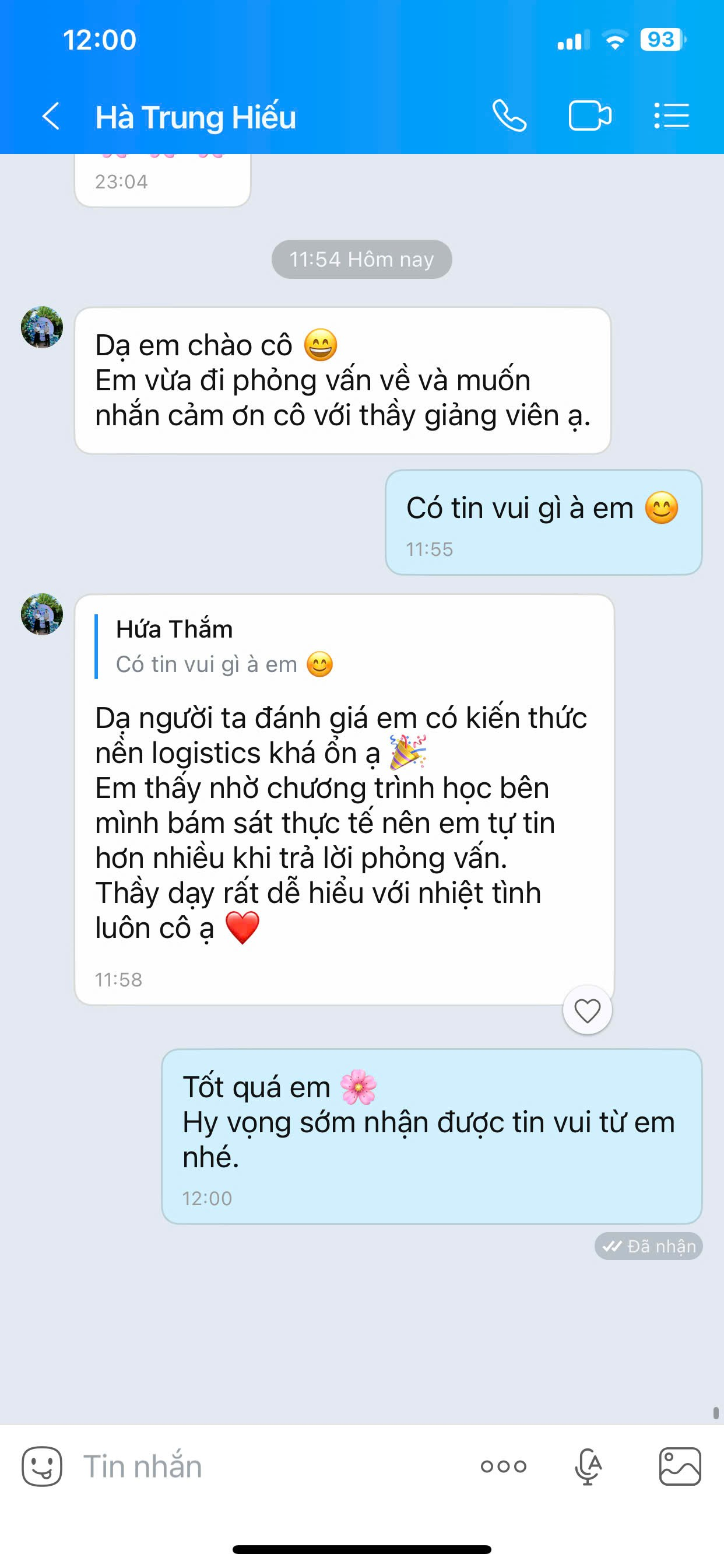 Feedback khách hàng