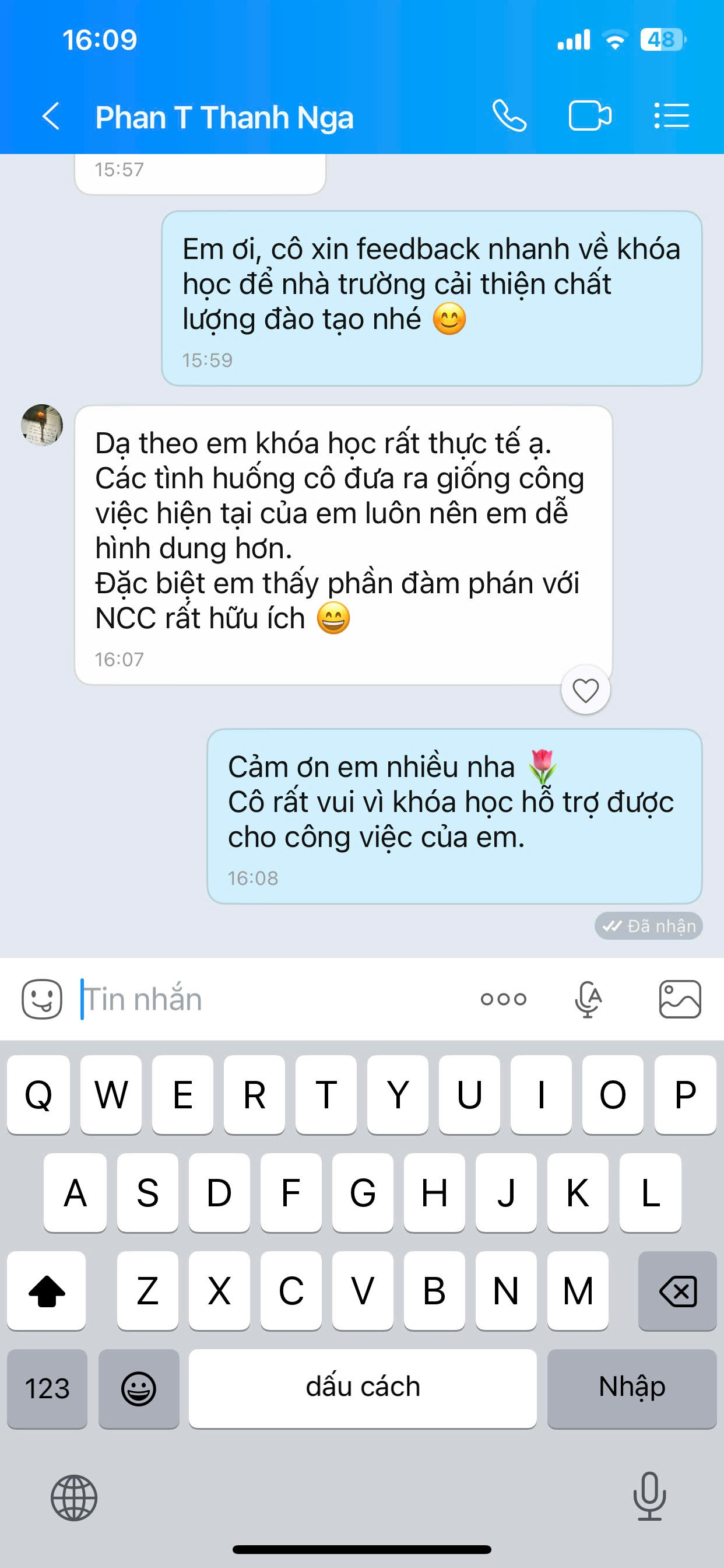 Feedback khách hàng